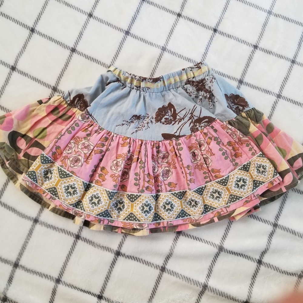 Matilda Jane Full Circle Twirl Spin Skirt Sz 4